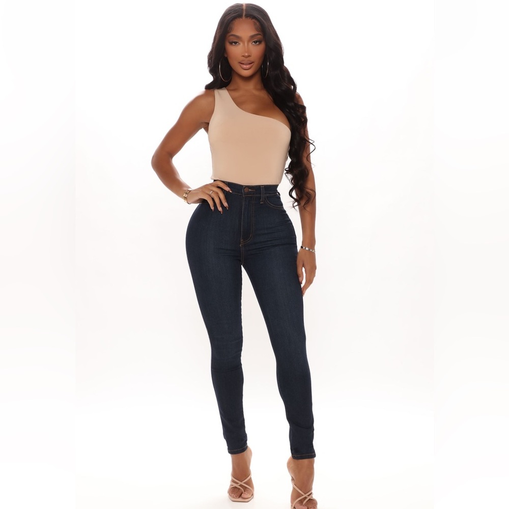 Classic High Rise Jeans - Dark Denim